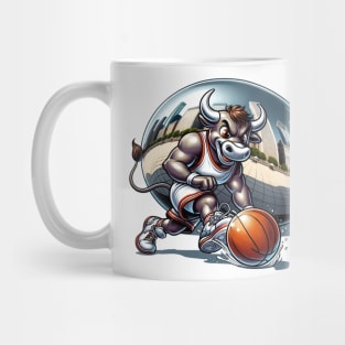 Bull at The Bean | Chicago Bull Basketball Bean Mug